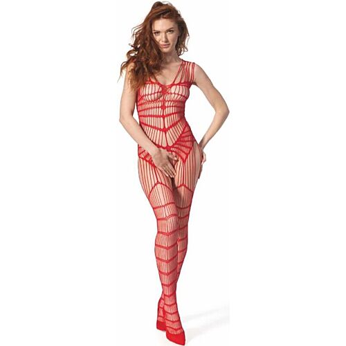 Bodystocking Passion Woman BS 102 s pohodlným strihom
