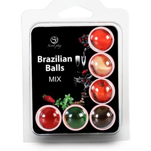 Gulička SECRETPLAY 6 Hot Balls s ovocnou arómou