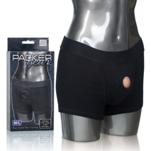 Postroj CALEXOTICS Packer Gear Boxer M/L na dvojnásobnú penetráciu
