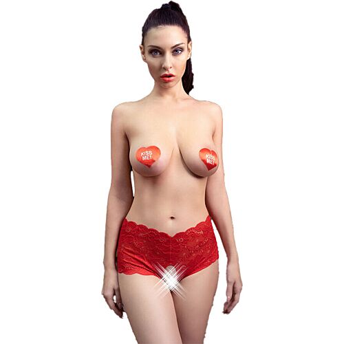 Nohavičky Chilirose CR 4641 s otvoreným rozkrokom