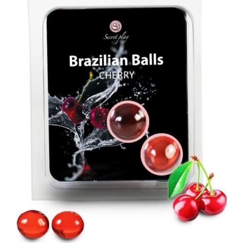 Bolia Brazilian Balls Secretplay s lubrikantom a príchuťou čerešne
