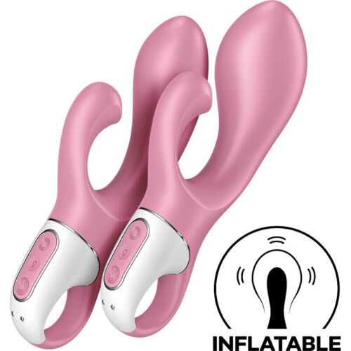 Vibrátor SATISFYER AIR PUMP BUNNY 2 s nafukovacím telom