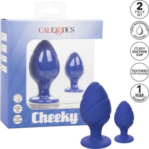 Análny plug CALEXOTICS Cheeky Plugs s jedinečnou textúrou