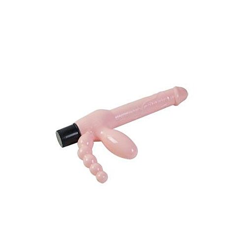 Postroj Baile 25,4 cm s vibrátorom a stimulátorom