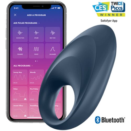 Vibrátor SATISFYER CONNECT MIGHTY ONE RING s aplikáciou