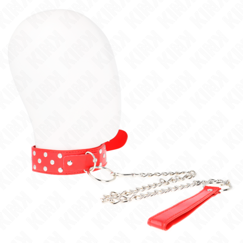 Obojok KINK s vodítkom 65 cm a nitom s krúžkom nastaviteľný 36-50 cm x 3,8 cm