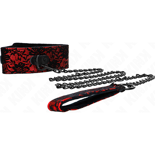 Kolár KINK s vodítkom 105 cm pre submisívne hry