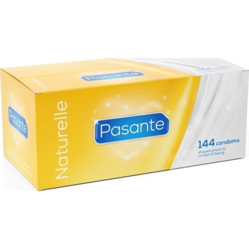 Kondómy Pasante Naturelle 144 kusov s kónickým tvarom