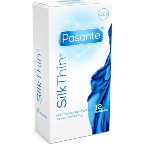 Kondóm Pasante Silk Thin 12 UDS s väčšou citlivosťou