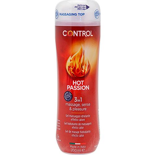 Gél 3 v 1 Control Hot Passion s efektom tepla