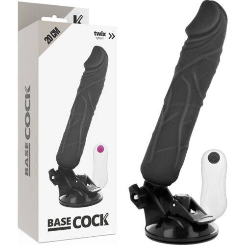 Vibrátor Basecock 20 cm s diaľkovým ovládaním