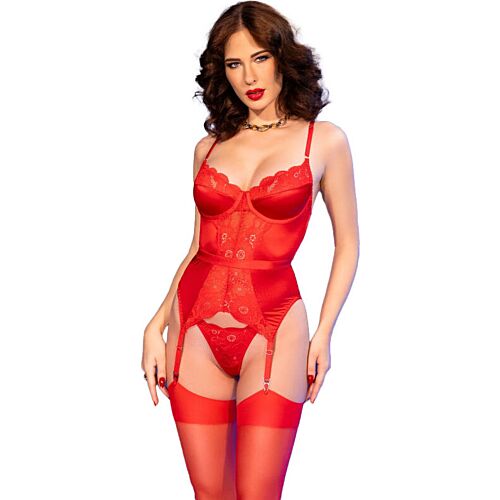 Zostava Lingerie Chilirose CR 4845 s regulovateľným korzetom