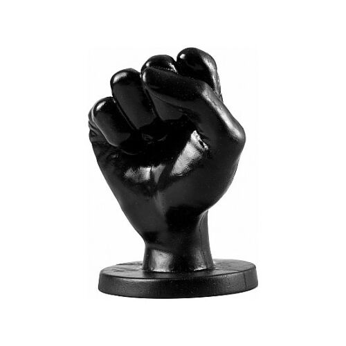 Buttplug ALL BLACK FIST ANAL 14 CM s tvarom päste