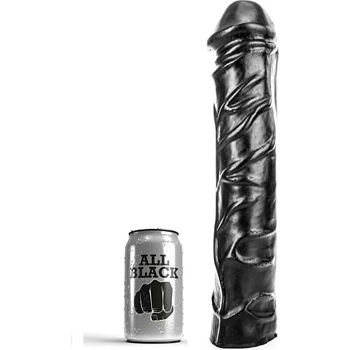 Dildo Gigante All Black 32 cm pre fisting anal