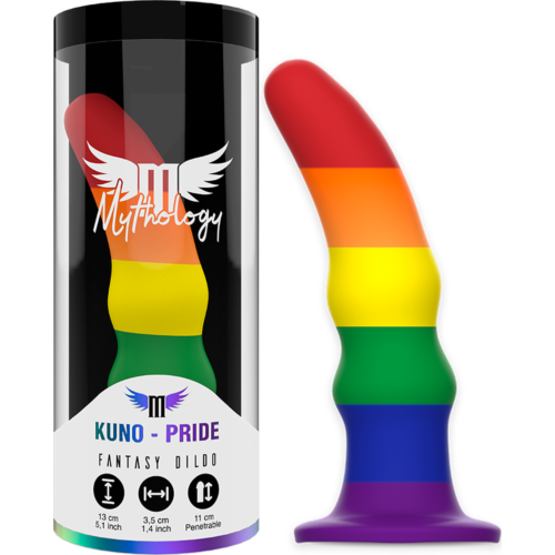 Dildo MYTHOLOGY KUNO PRIDE S s podstavcom na prisatie