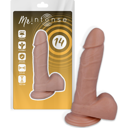 Dildo MR. INTENSE 14 s realistickým povrchom