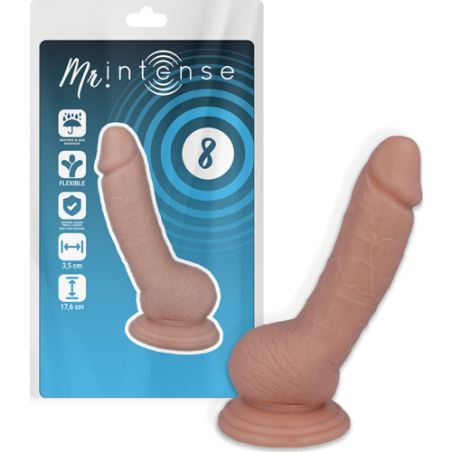 Dildo MR. INTENSE 8 realistický penis 17,6 cm