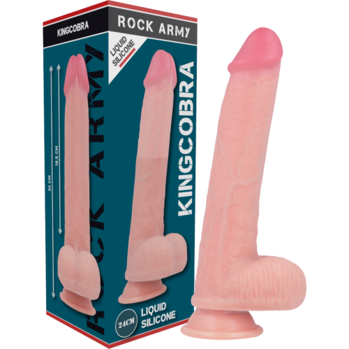 Dildo Rock Army Kingcobra 24 cm s ventilom