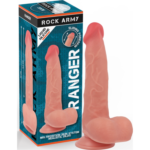 Dildo Rock Army Ranger 22 cm s realistickým pocitom