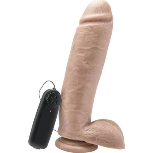Dildo vibrátor GET REAL 25,5 cm s realistickým dizajnom