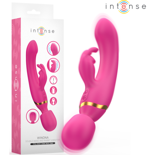 Vibrátor INTENSE FUN Winona 2 v 1 pre stimuláciu klitorisu a bodu G