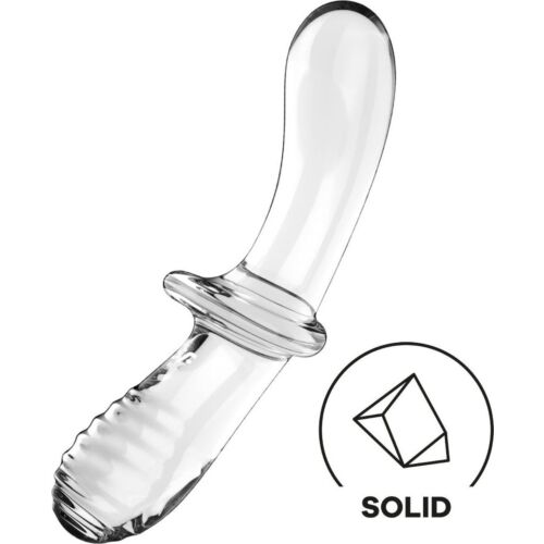 Dildo Satisfyer Crystal Double s unikátnymi textúrami