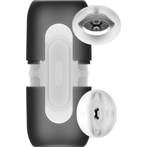 Masturbátor Jamyjob Turbo s dvoma vstupmi