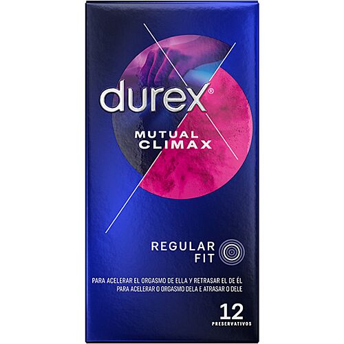 Kondómy Durex Climax Mutuo s bodmi a pruhmi