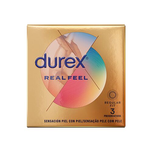 Kondómy Durex Real Feel bez latexu a prirodzeně blízky pocit