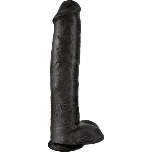 Dildo KING COCK 38 cm s varlatami