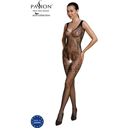 Bodystocking Passion Woman Eco BS012 s moderným dizajnom