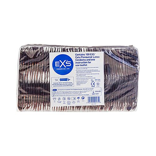 Kondómy Exs Crazy Cola 100 kusov s chuťou