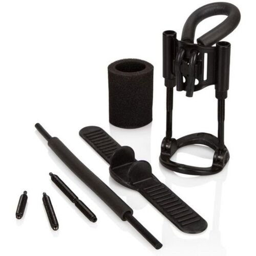 Alargovač penisu CalExotics Penis Extender s prídavnými rozšíreniami