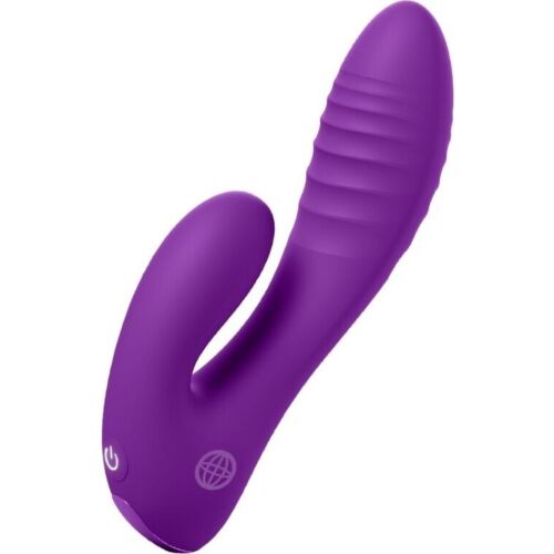 Vibrátor FANTASY FOR HER Secret Lover na bod G a klitoris, fialový
