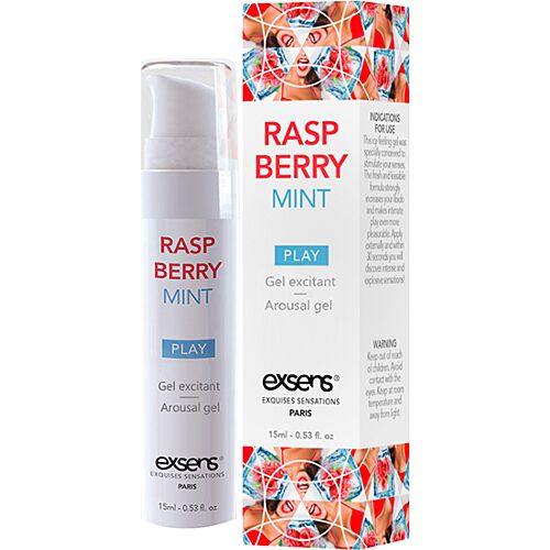 Gél stimulátor Exsens Raspberry Mint 15 ml s chladivým účinkom