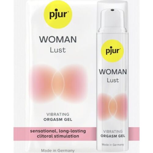 Lubrikant PJUR Woman Lust Monodosis 1.5 ml s účinkom brnenia