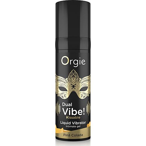 Gél stimulátor Orgie Dual Vibe Piña Colada besateľný