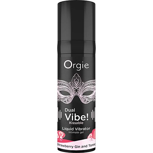 Gel stimulujúci Orgie Dual Vibe Strawberry Gin & Tonic 15 ml