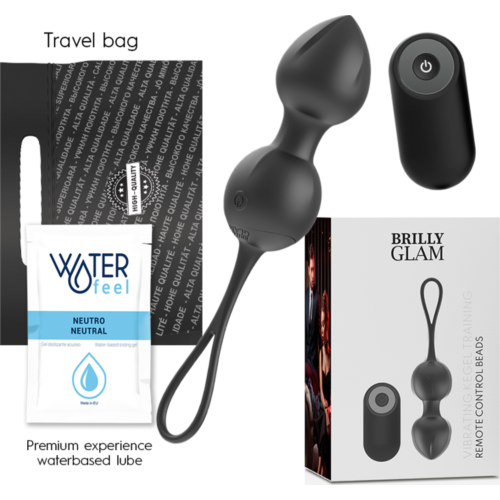 Vibrátor Brilly Glam Kegel s diaľkovým ovládaním