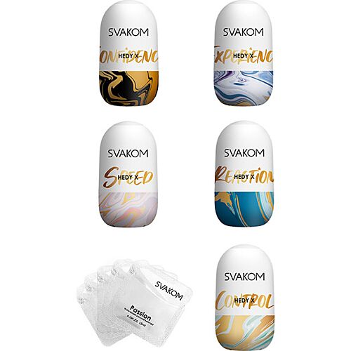 Huevitos masturbátor SVAKOM Hedy X-5 s textúrami