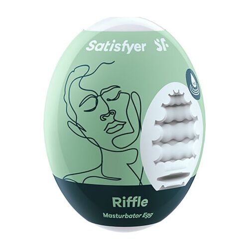 Masturbátor SATISFYER EGGS Riffle s textúrami