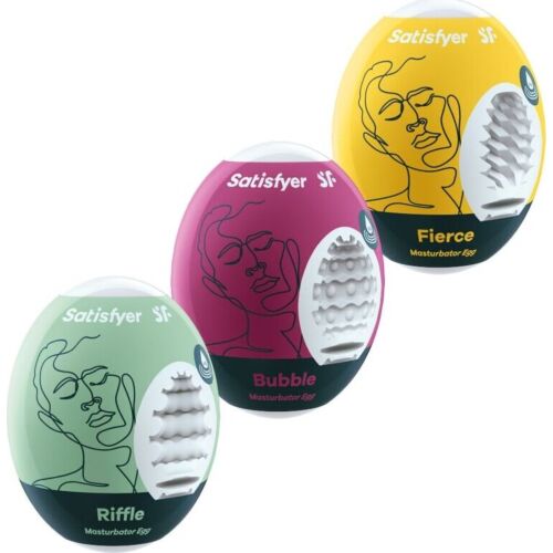 Masturbátory Satisfyer Eggs Pack 3 Hydro-Active