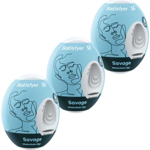 Masturbátory Satisfyer Eggs Savage (balenie 3)