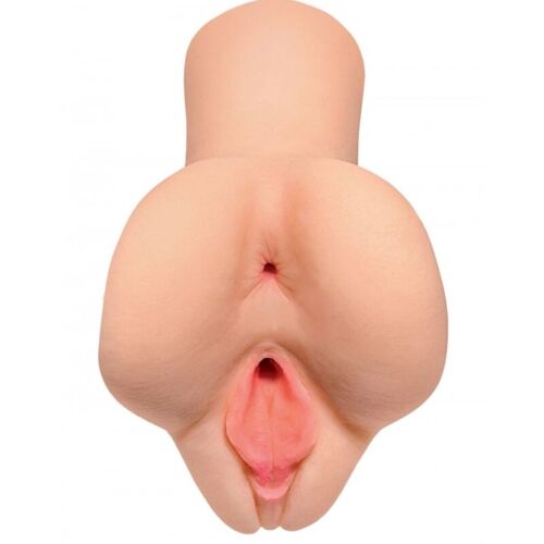 Masturbátor PDX PLUS+ Pick Your Pleasure s dvojitými otvormi