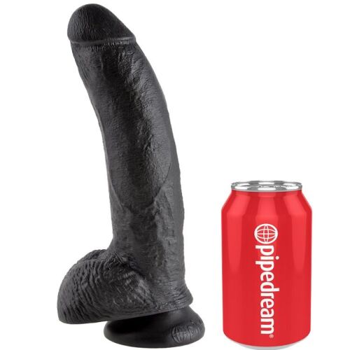 Dildo KING COCK 22.9 cm s guličkami
