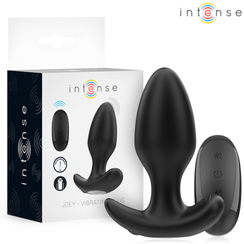 Análny plug INTENSE JOEY s diaľkovým ovládaním a 10 vibračnými režimami