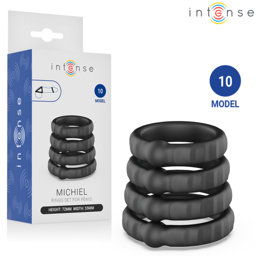 Krúžky na penis INTENSE FOR HIM Model 10 s variabilitou