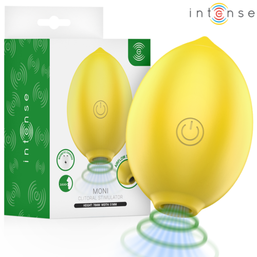 Stimulač clitorisu INTENSE MONI LEMON s technológiou nasávania