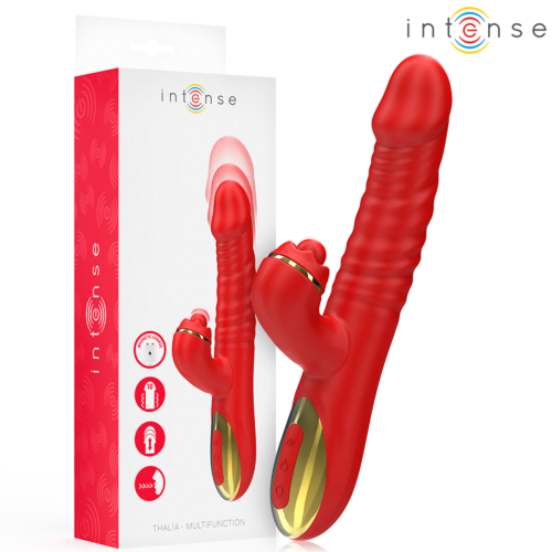 Vibrátor INTENSE HIGH TECH THALIA s vibráciami a thrustingom