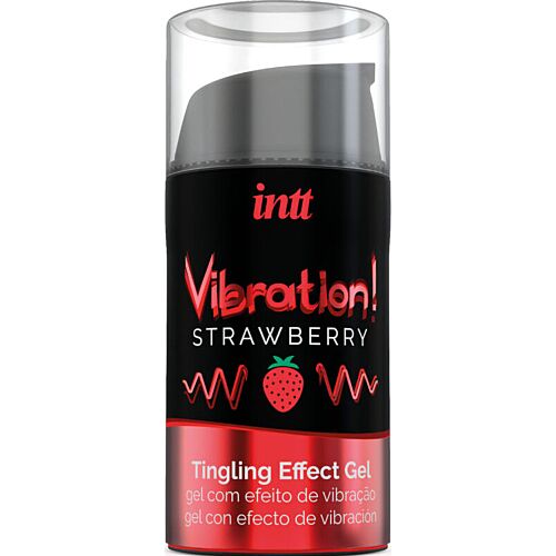 Lubrikant INTT Vibration jahodový 15 ml